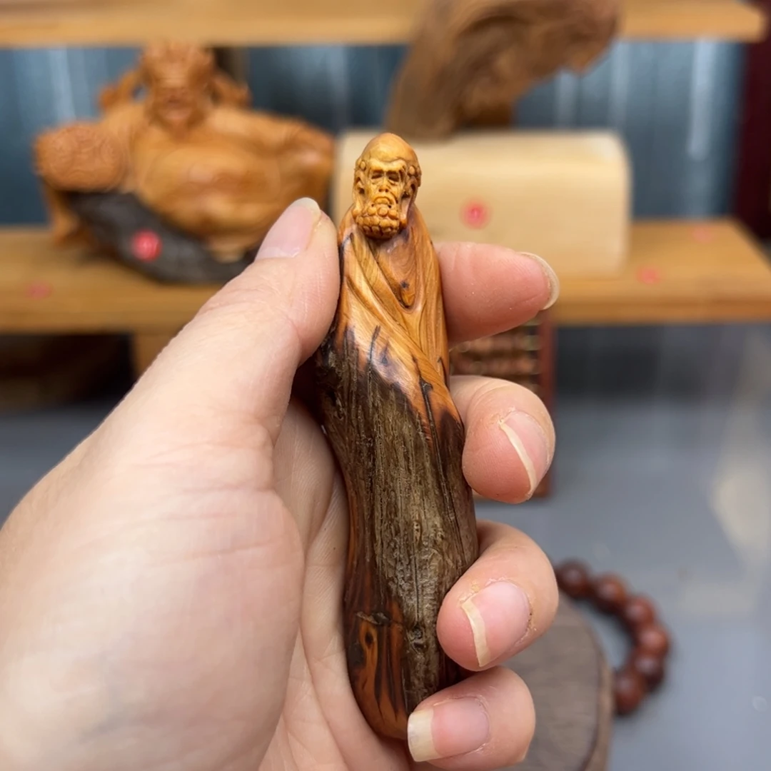 柏木崖柏木摆件手把件17