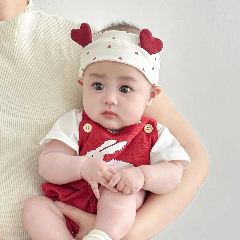 帽子婴儿护囟帽休闲女休闲风夏季婴幼儿薄款新生婴胎帽