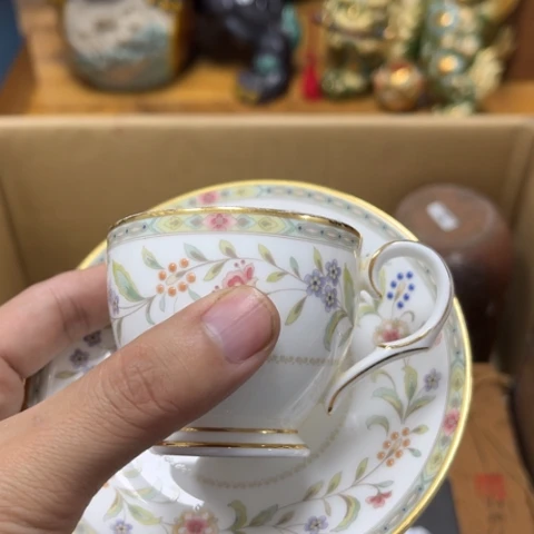 瓷片摆件工艺品瓷器摆件777