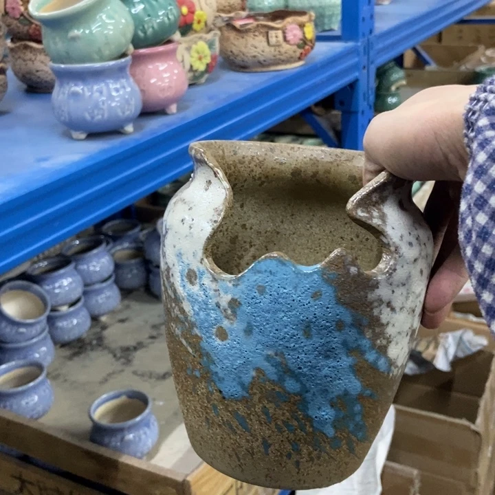 陶瓷花盆单场满9.9发11.5*16.5