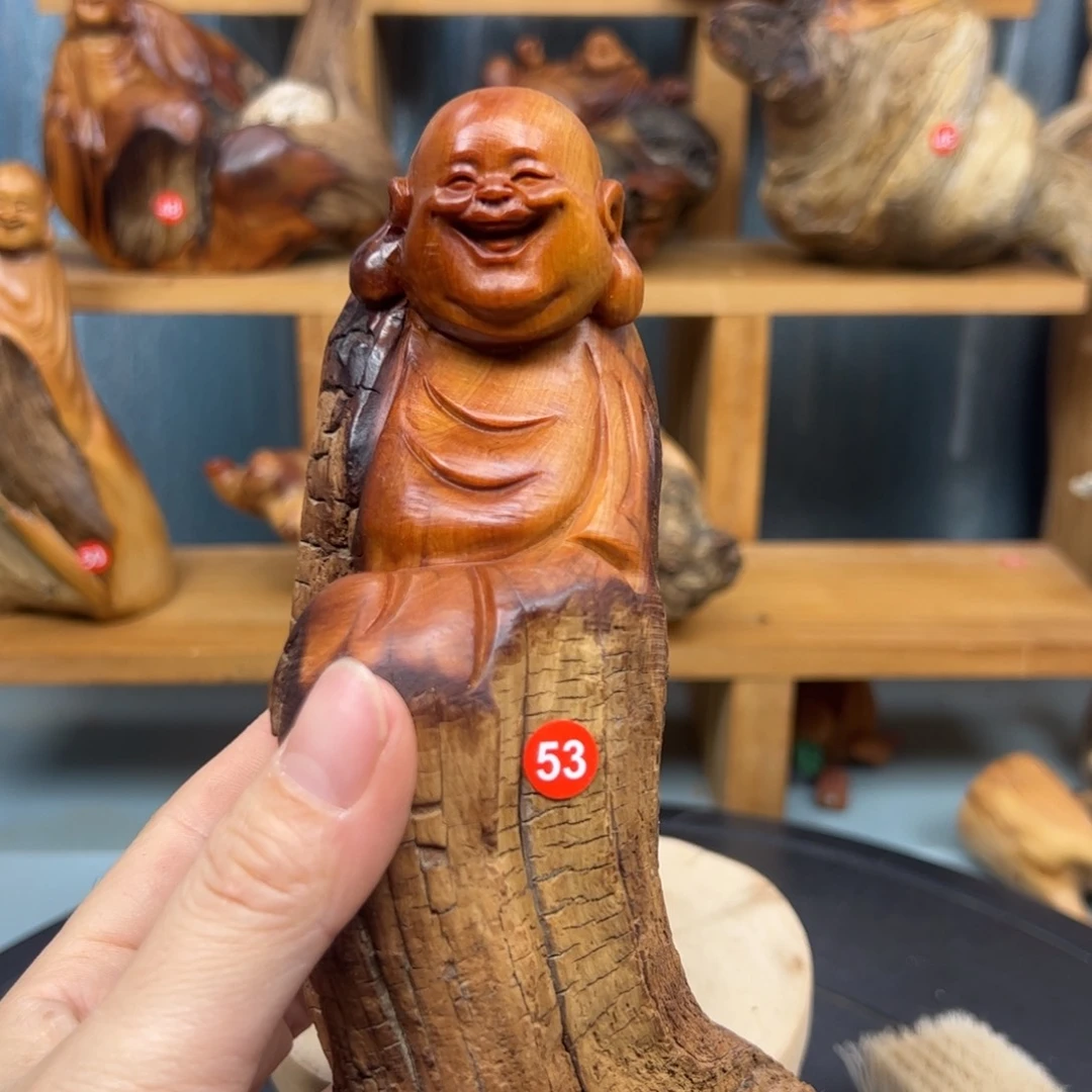 木三*氏崖柏木摆件手把件，