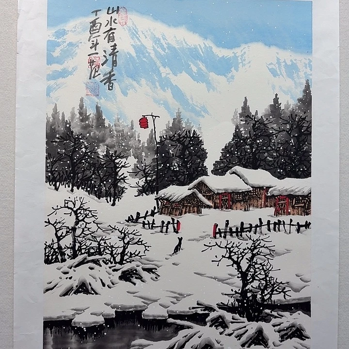 国画姜国华国画作品