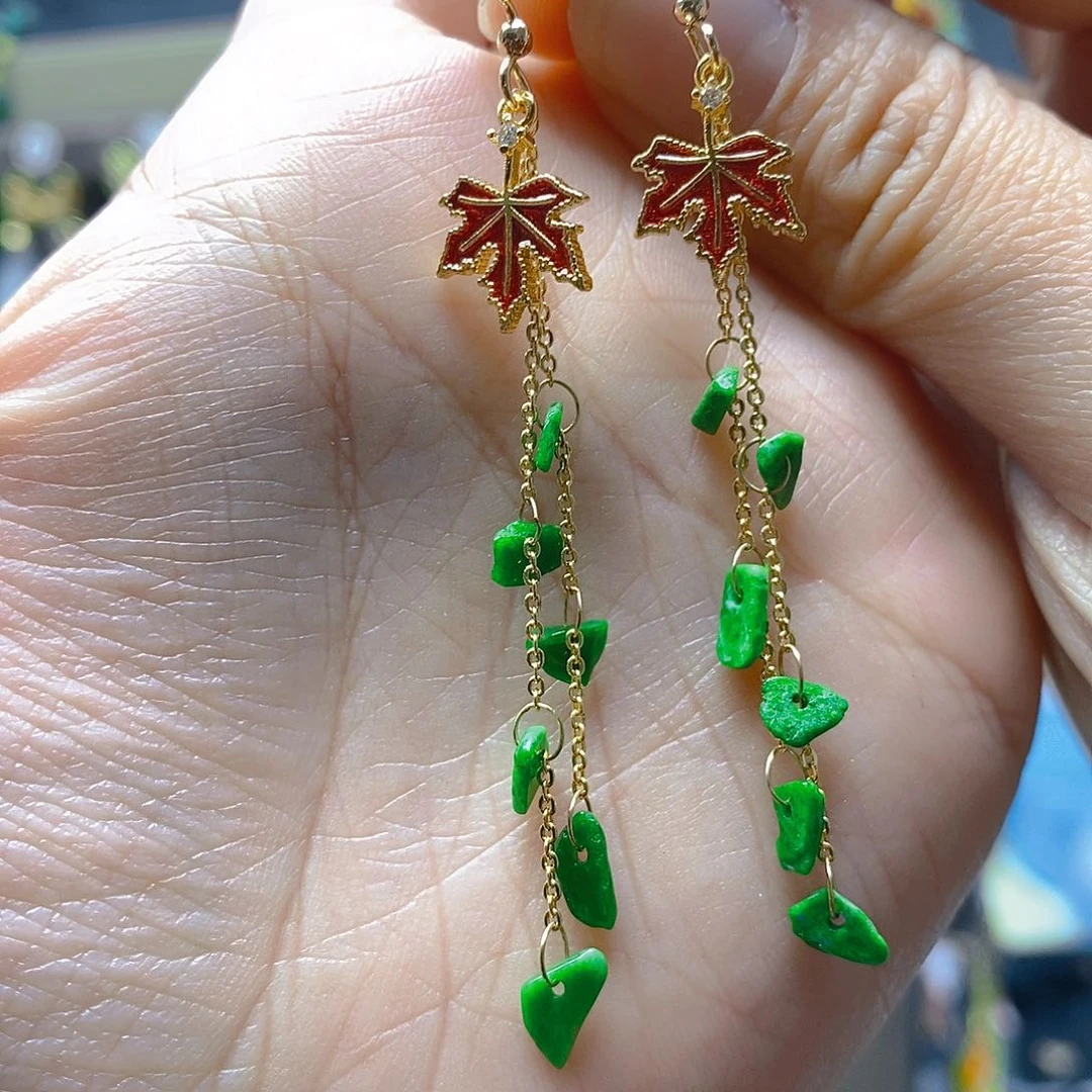 未镶嵌翡翠耳饰翡翠