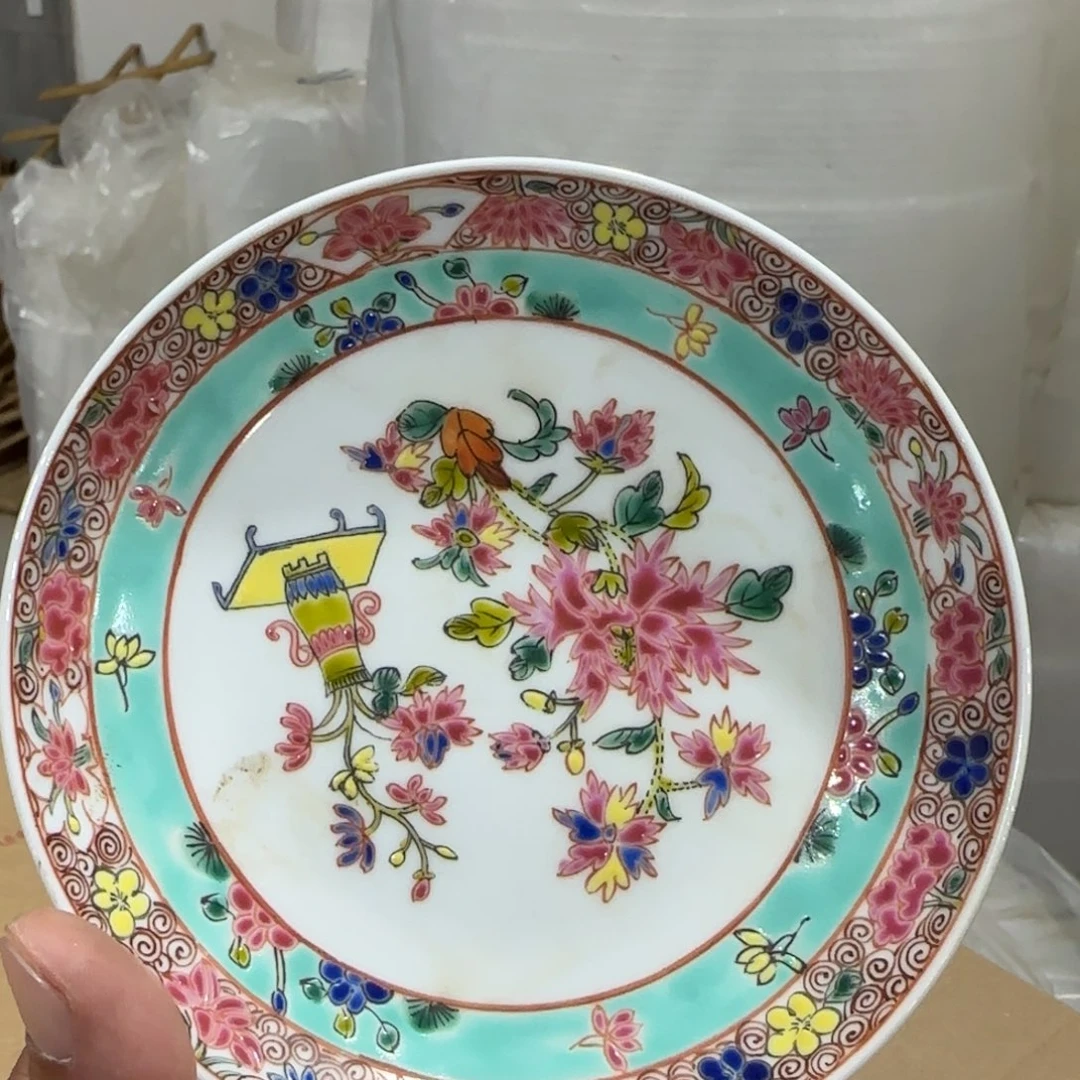 手绘瓷器，全部处理