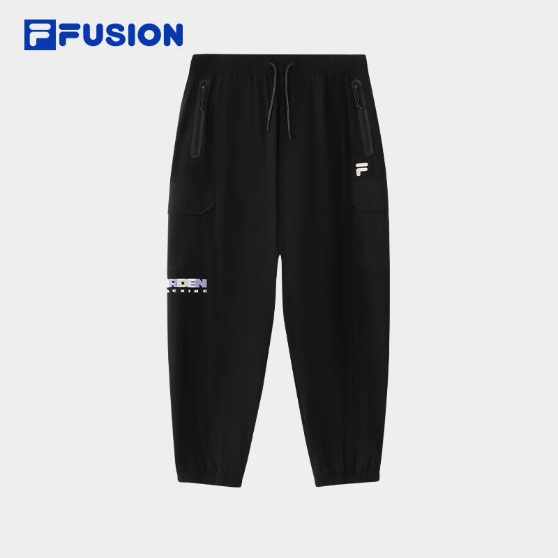 【夏季凉爽透气】FILA斐乐休闲抗皱新款束脚长裤男款T11M431601F