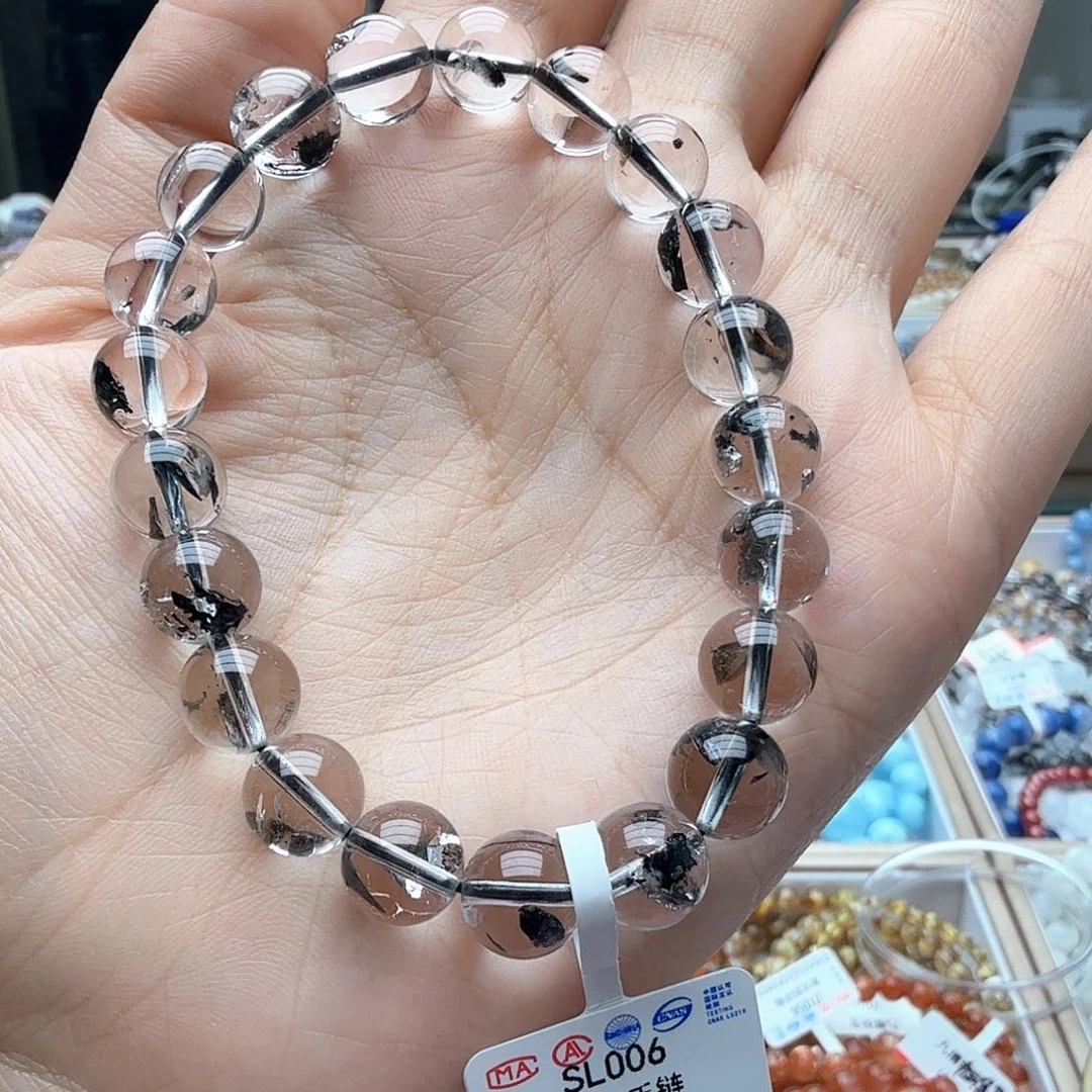 水晶手链未镶嵌Sl006 闪灵钻9.5mm