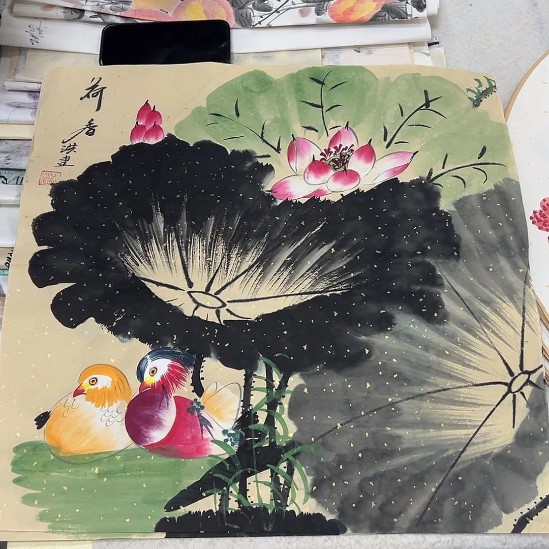 国画国画纯手绘作品
