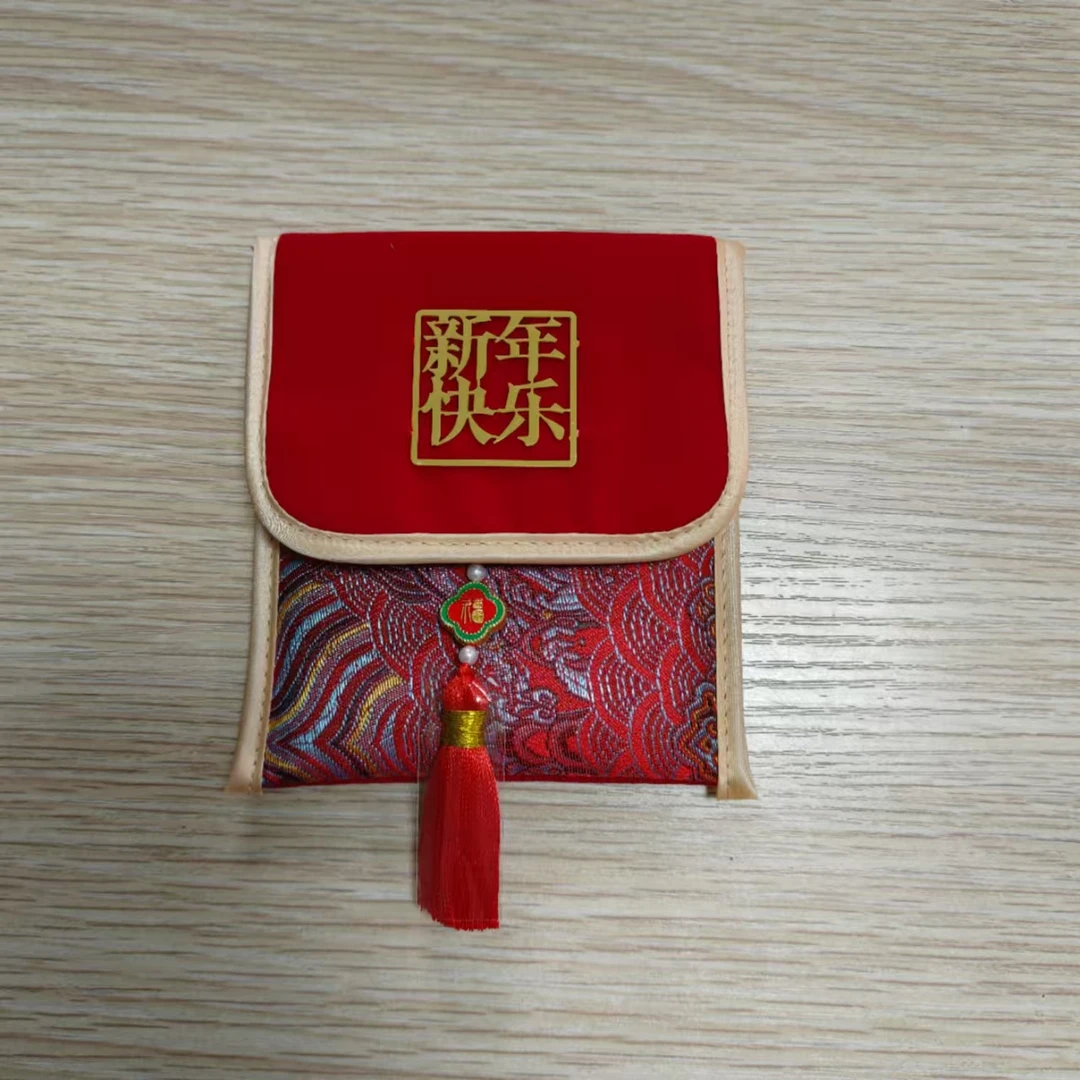 2025新款丝绒高档刺绣红包