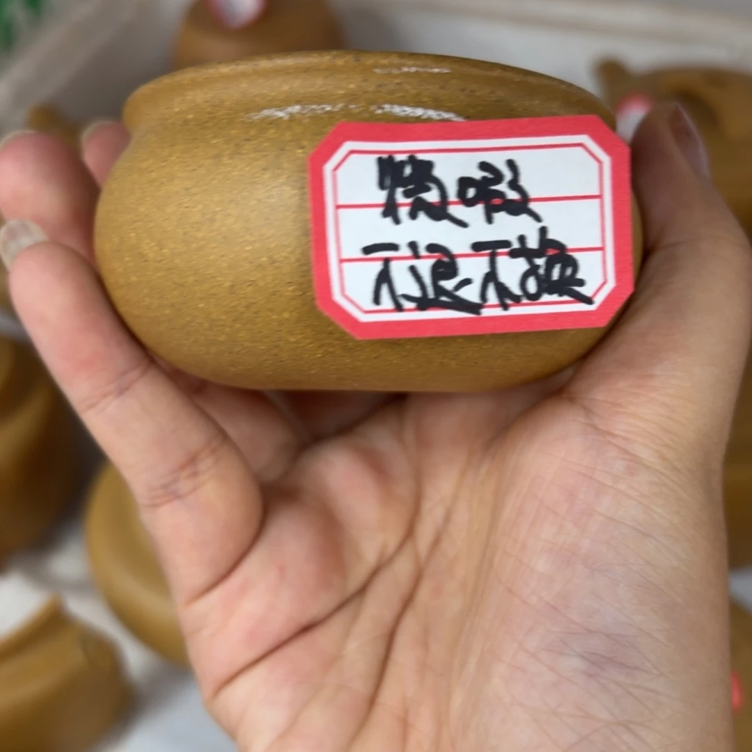 紫砂茶壶宜兴原矿黄金段