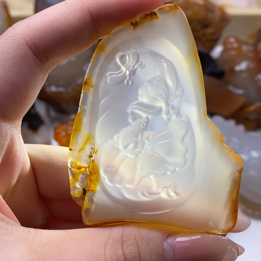 玛瑙/玉髓未镶嵌颈饰