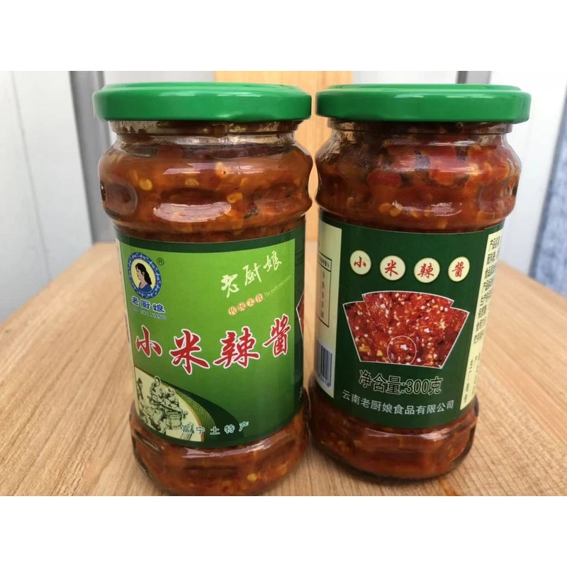 老厨娘小米辣酱下饭菜自制调味特辣蒜蓉新鲜剁椒酱特产辣酱