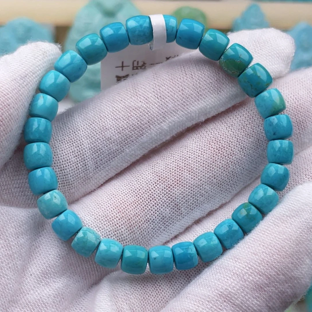 未镶嵌绿松石珠宝奇石6.2毫米