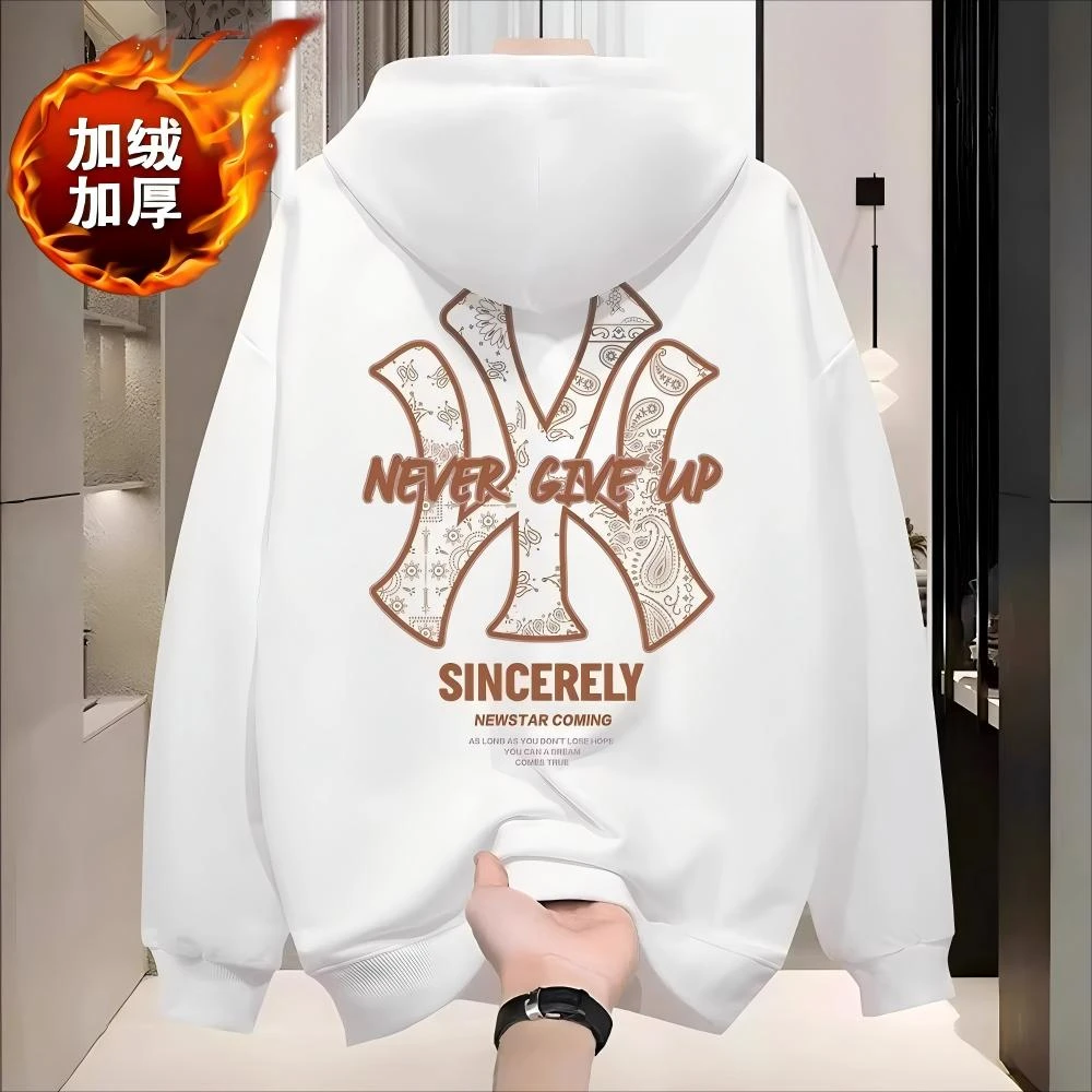 【三折专区】官方正版运动卫衣男秋冬连帽情侣宽松百搭休闲上衣女