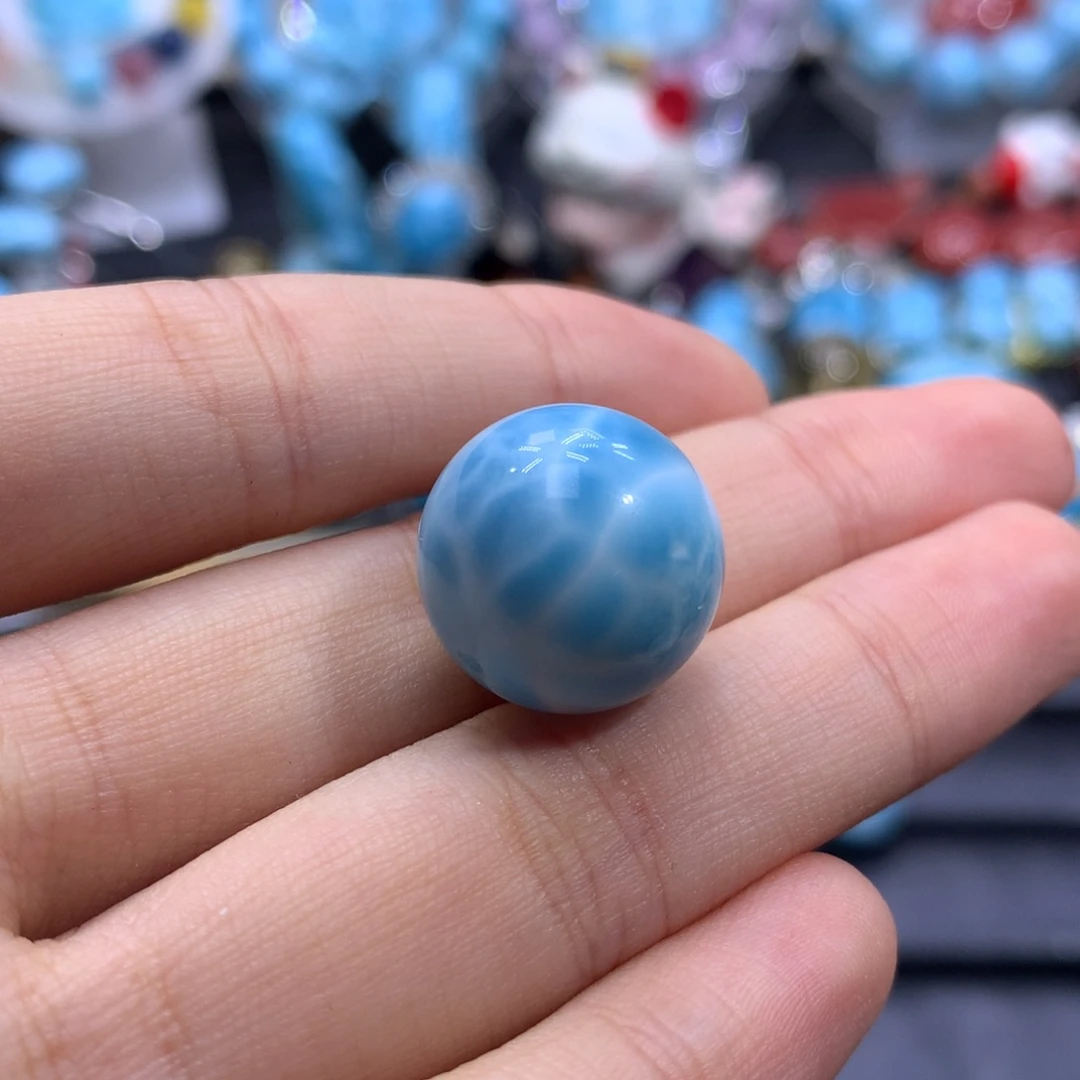 ****️针钠钙石（海纹石）未镶嵌颈饰