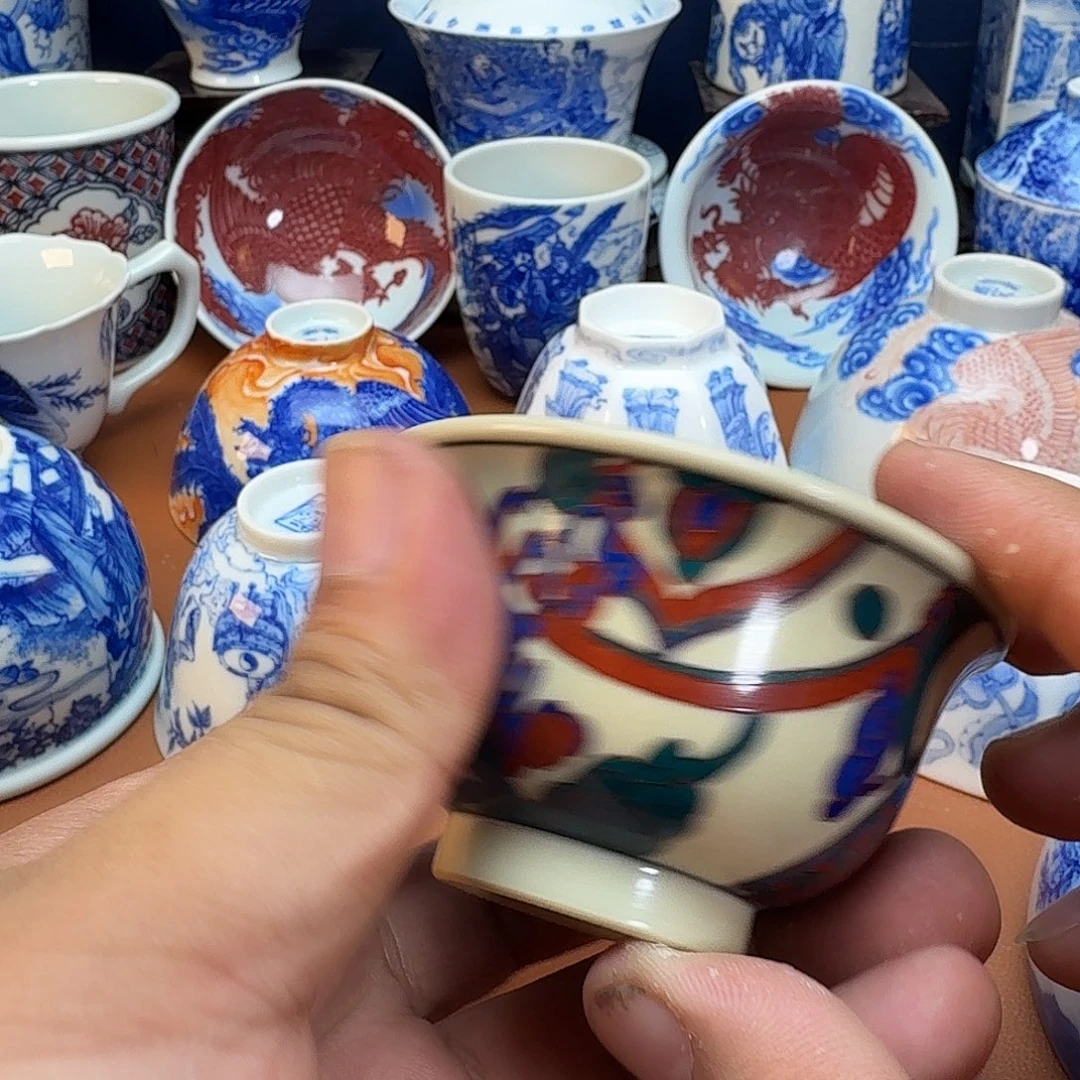 星***空杯子景德镇全手工手绘陶瓷
