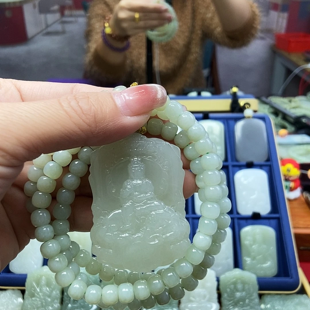 和田玉颈饰未镶嵌高*