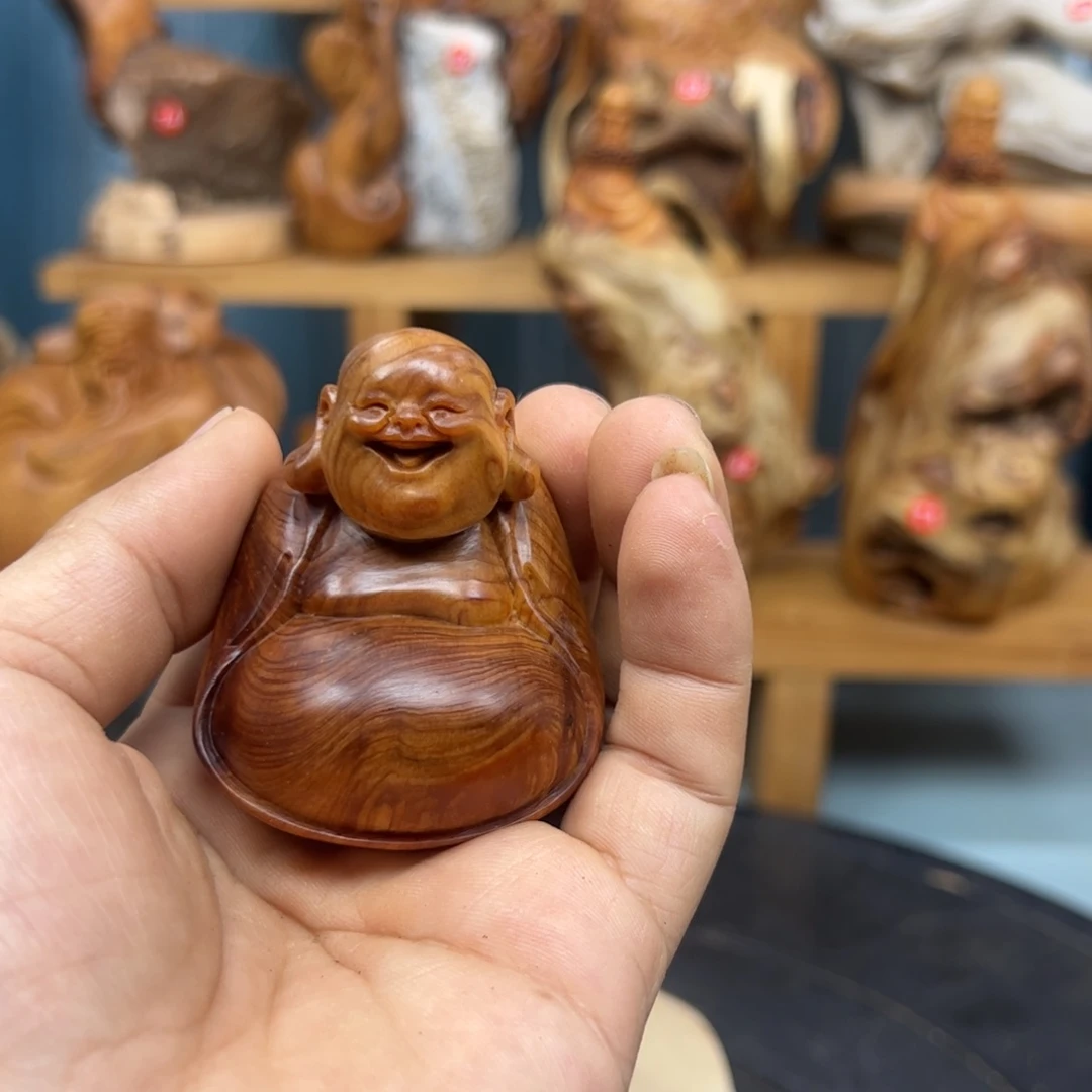 木用****9崖柏木摆件手把件