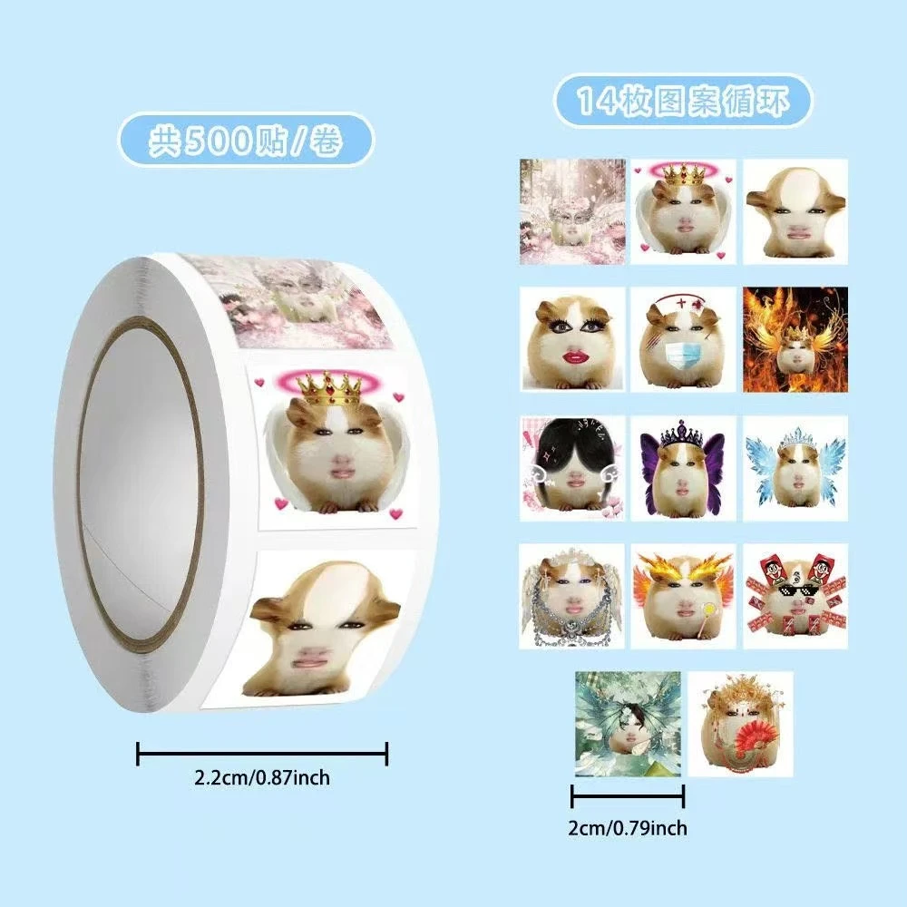 【义乌视频】猪妞卷卷贴 到手20卷 500张-本册-文具