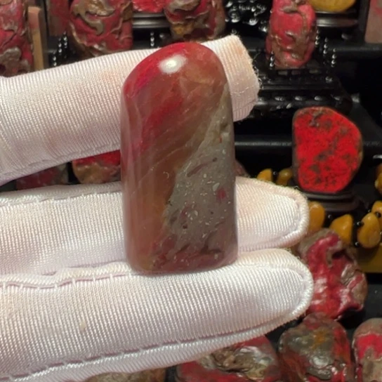 昌化鸡血石方章美美美