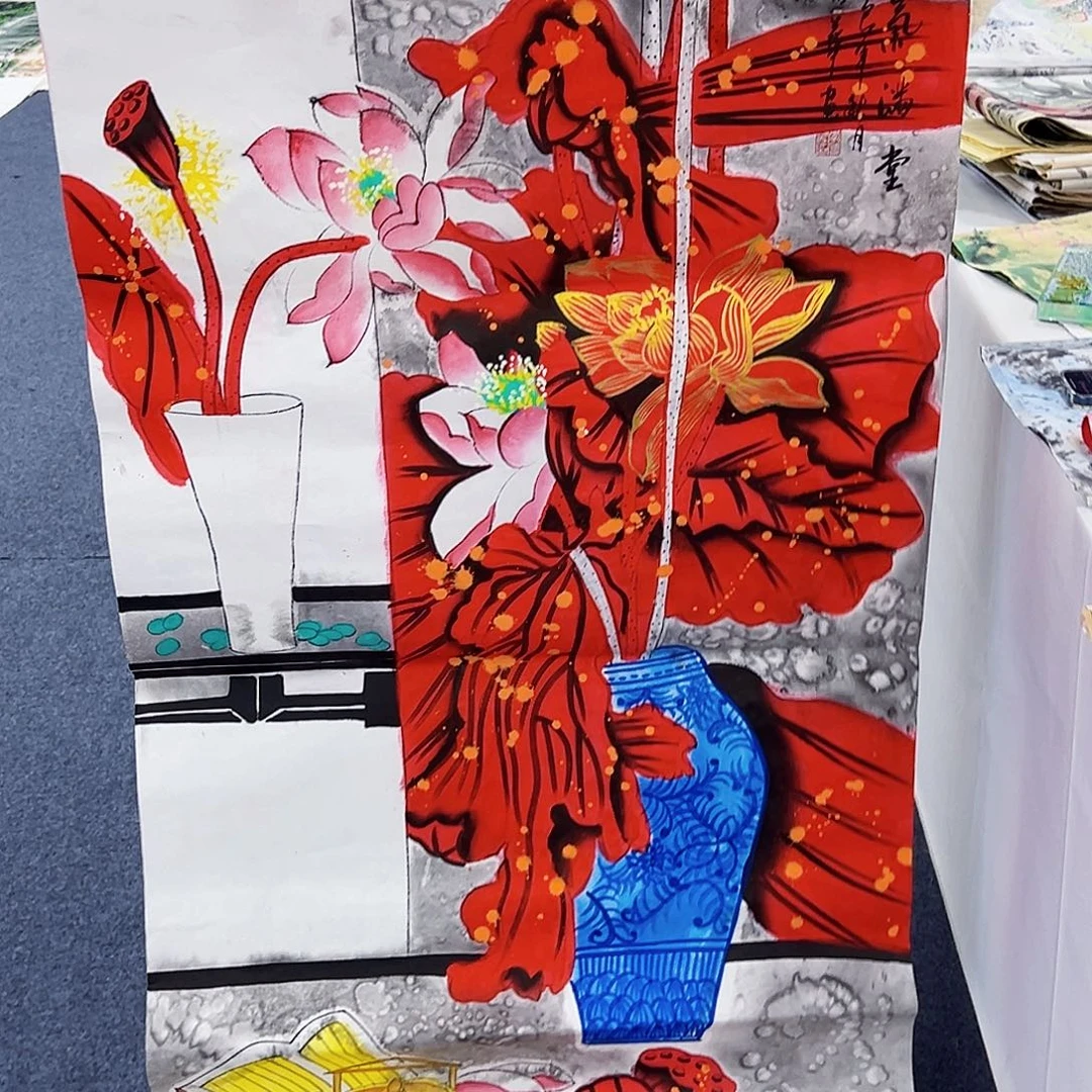 国画事事顺心如意万事如意