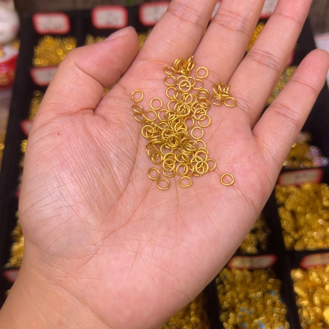 合金沙沙开口圈50个