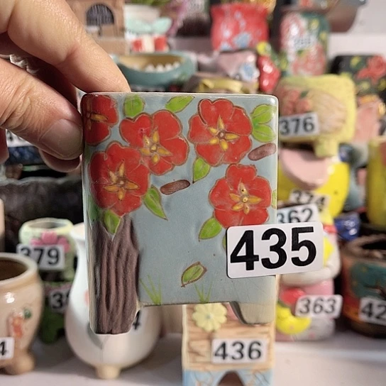 红陶多肉植物花盆