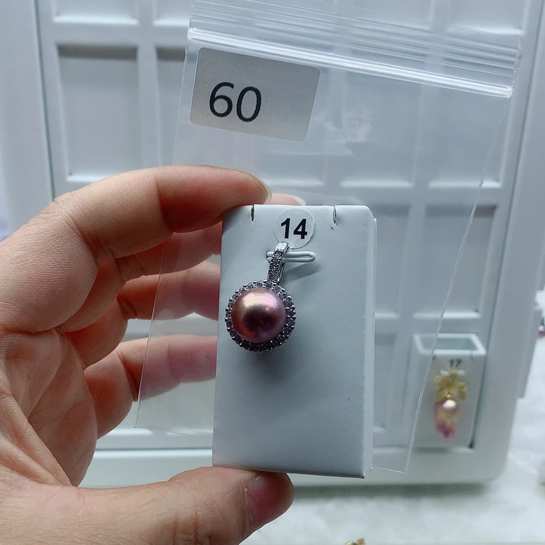 淡水珍珠吊坠(不含链)合金