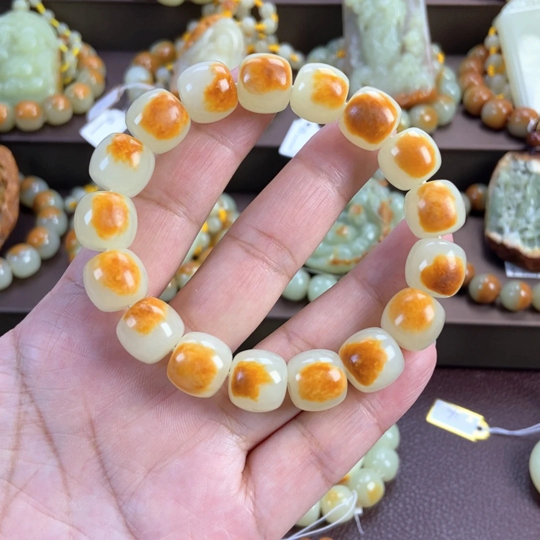 未镶嵌手串透闪石质玉