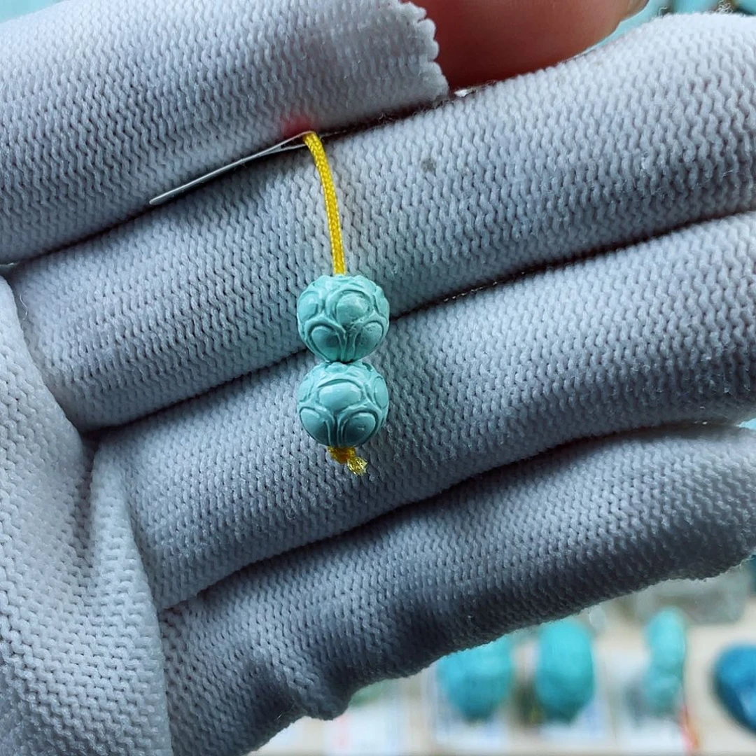 未镶嵌绿松石珠宝奇石