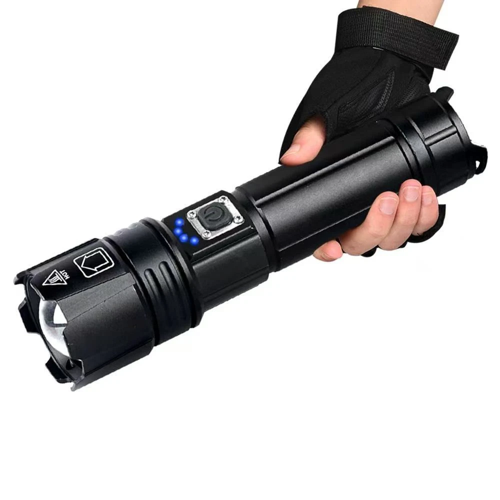 黑色强光led手电（颜色不挑不选）