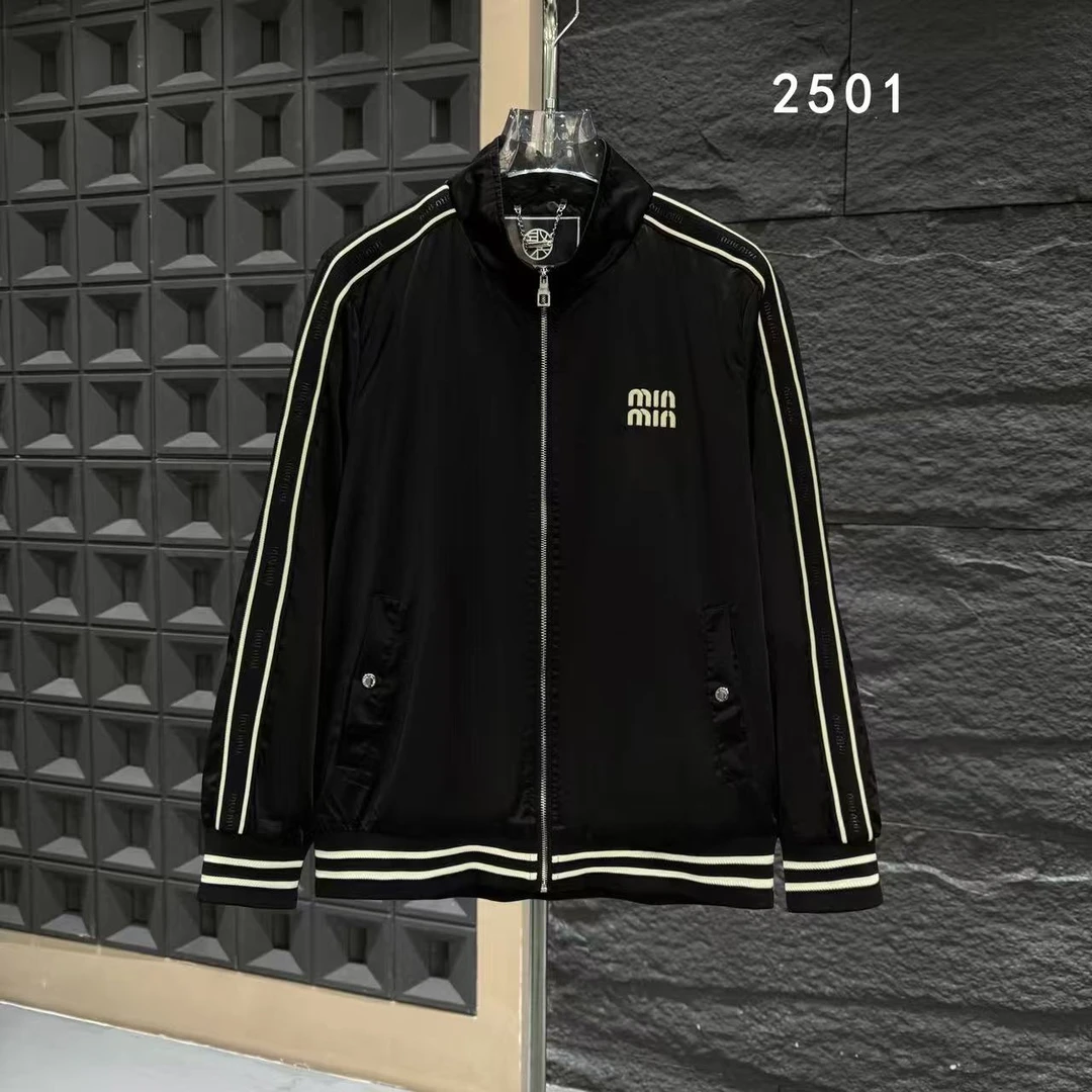 HI-2501-男士春秋立领外穿户外棒球服百搭运动休闲时尚拼条外套