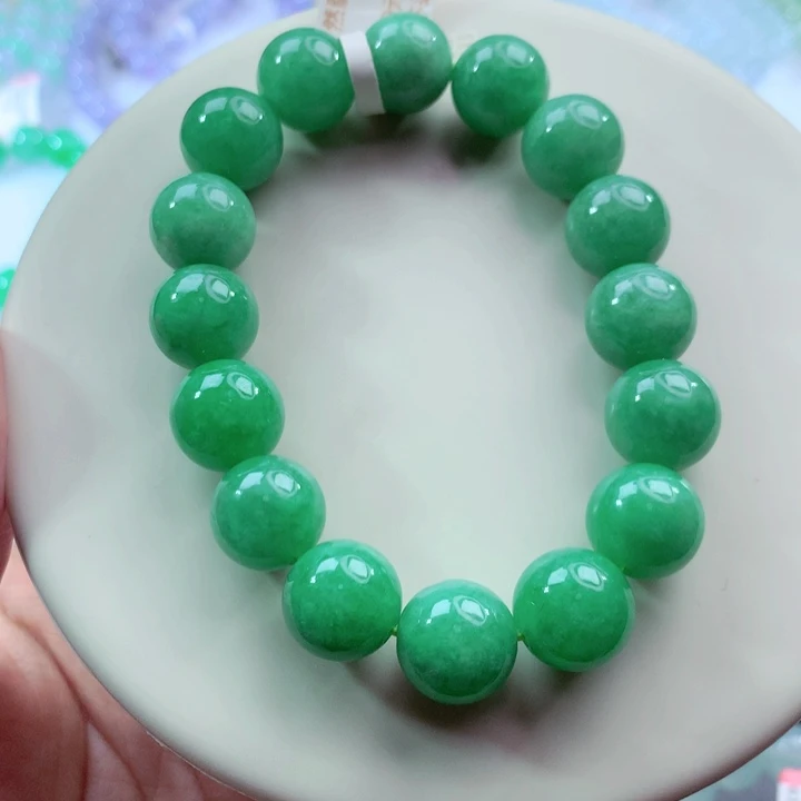 翡翠未镶嵌手链卡12.4
