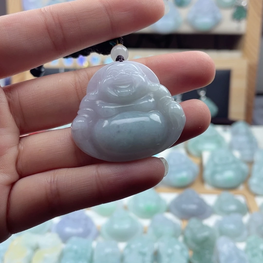 颈饰未镶嵌翡翠34尺寸佛公厚装