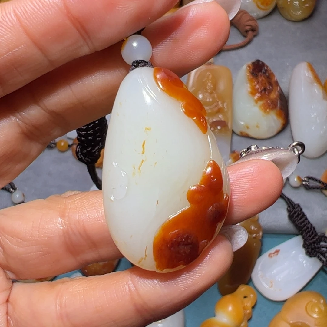 火***凰和田玉未镶嵌颈饰