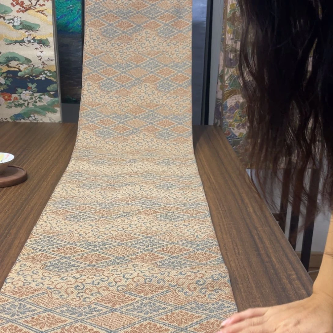 织绣唐锦西阵织桌旗42