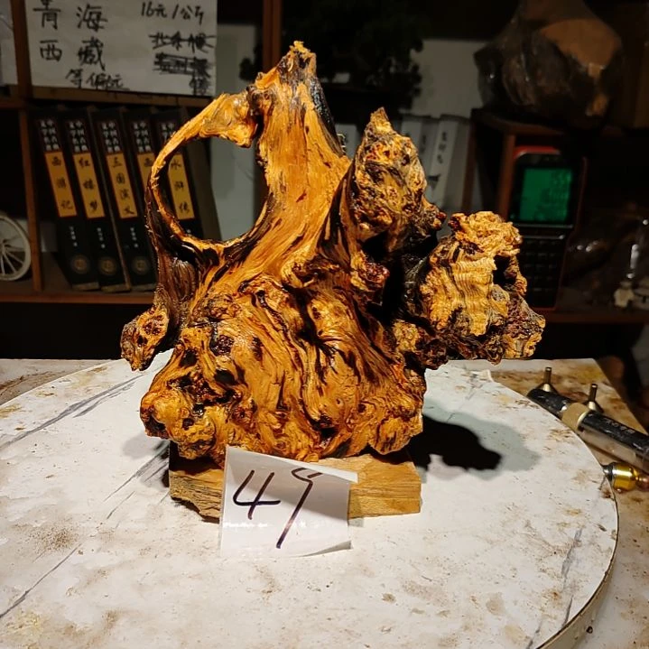松木老*49号北沉香琥珀木天然造型