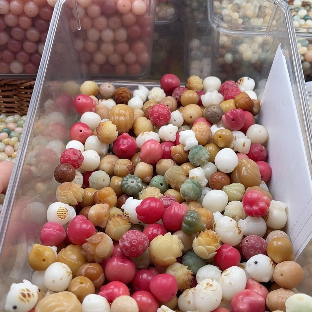 白玉菩提吊坠q16-17mm/10+2颗