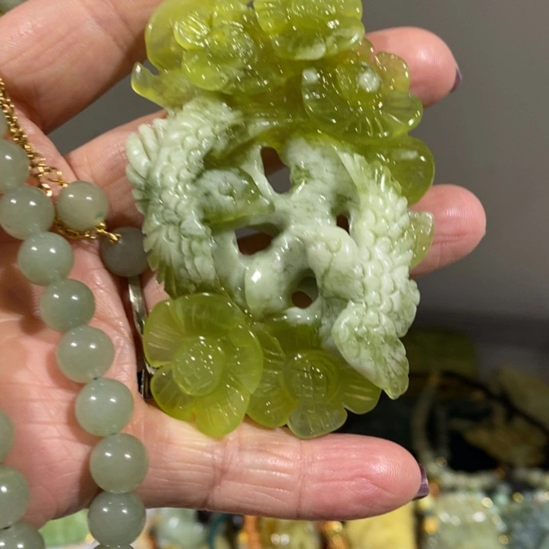 【闪购商品】岫玉毛衣链未镶嵌
