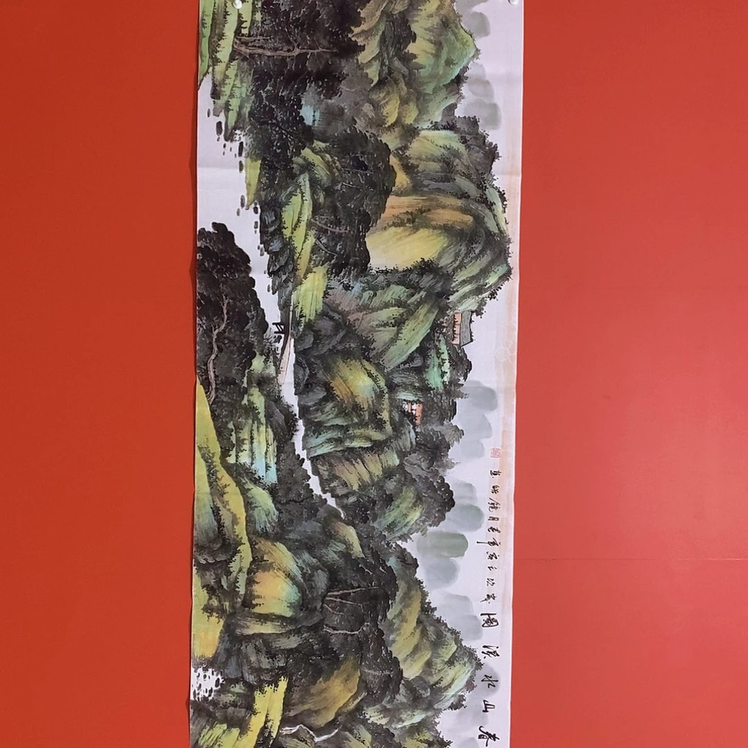 国画山水花鸟国画作品