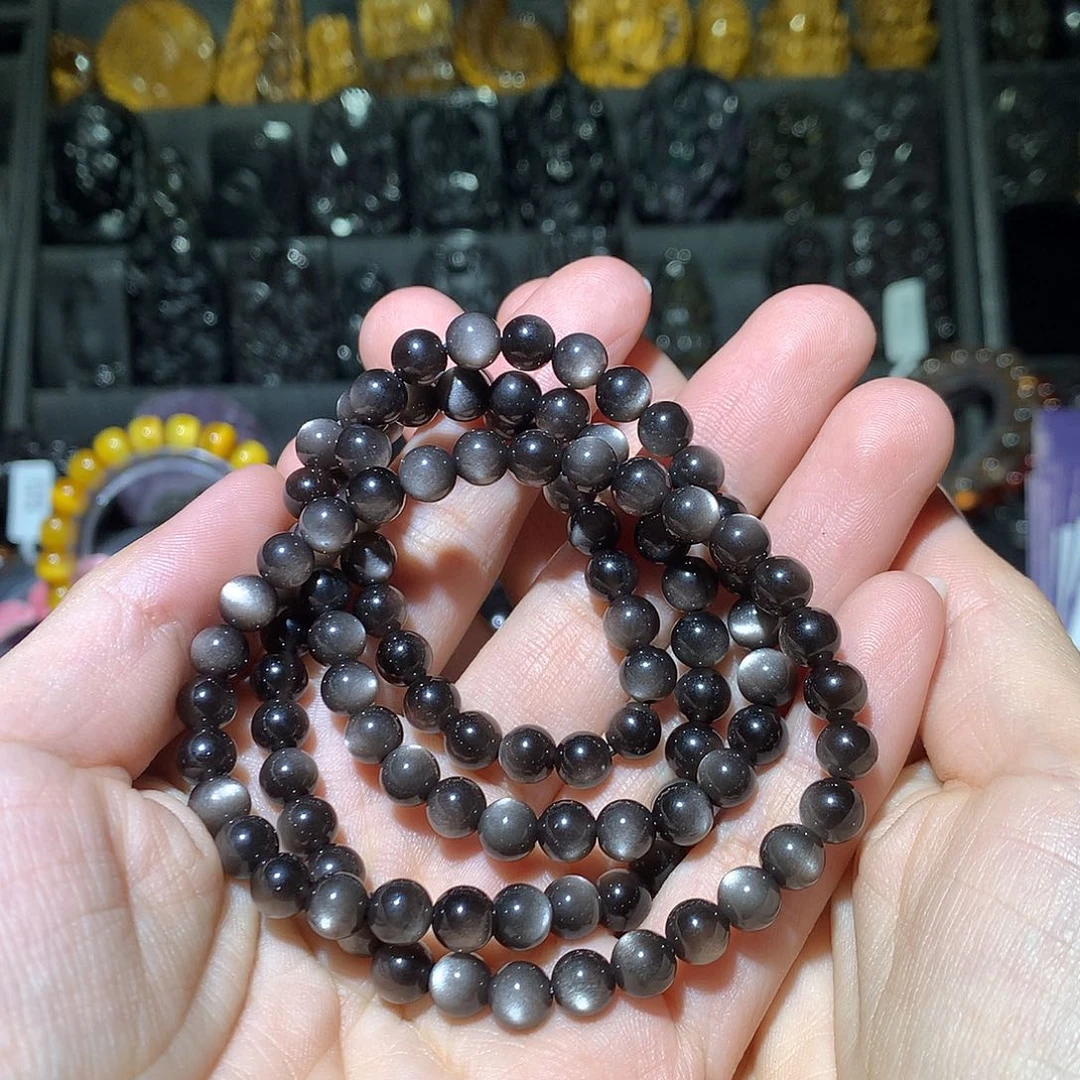 黑曜岩手链未镶嵌?**?