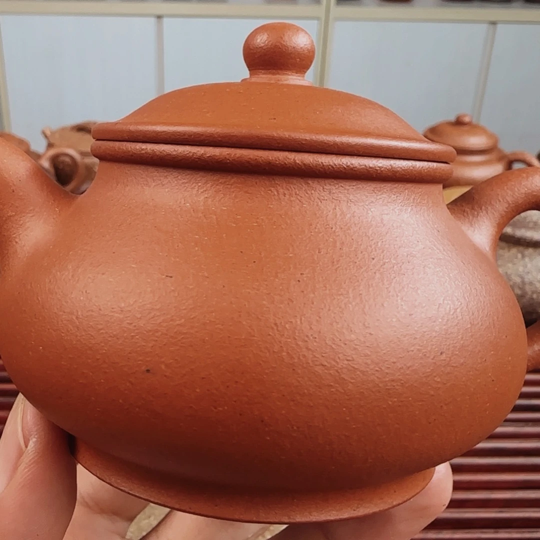 一***茶茶壶紫砂40目大汉淚潘壶180cc