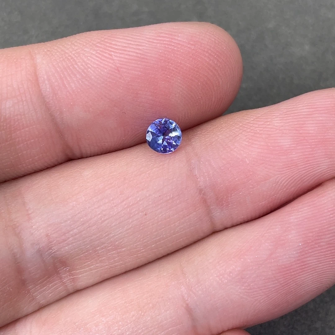 坦桑石裸石银S925镀金镶嵌坦桑石裸石