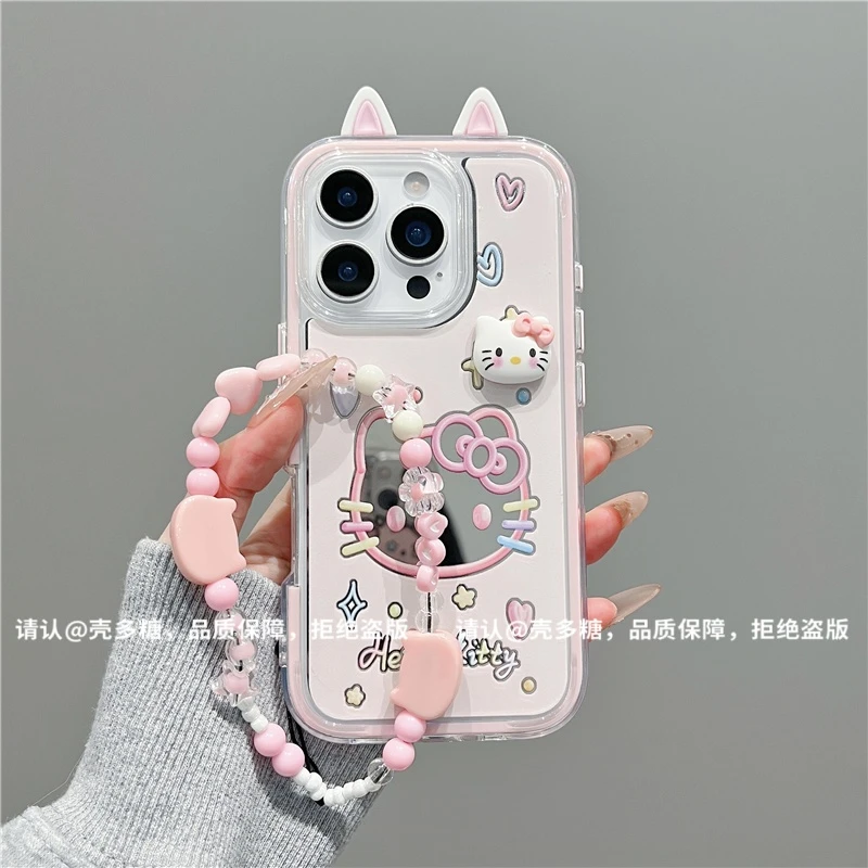 炫彩镜面适用苹果16/iPhone/华为荣耀/OPPO/小米手机壳pura70爆款