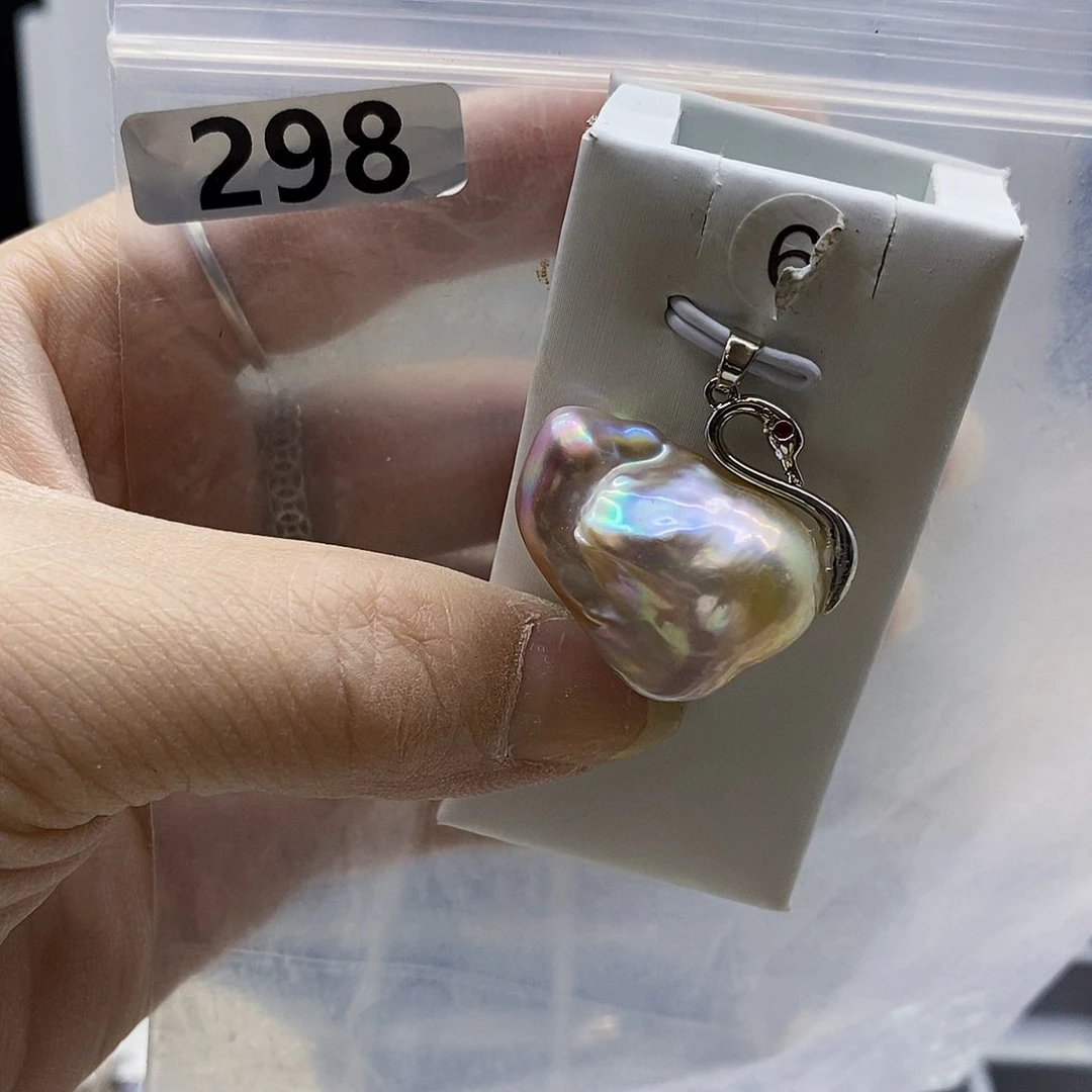 颈饰合金淡水珍珠