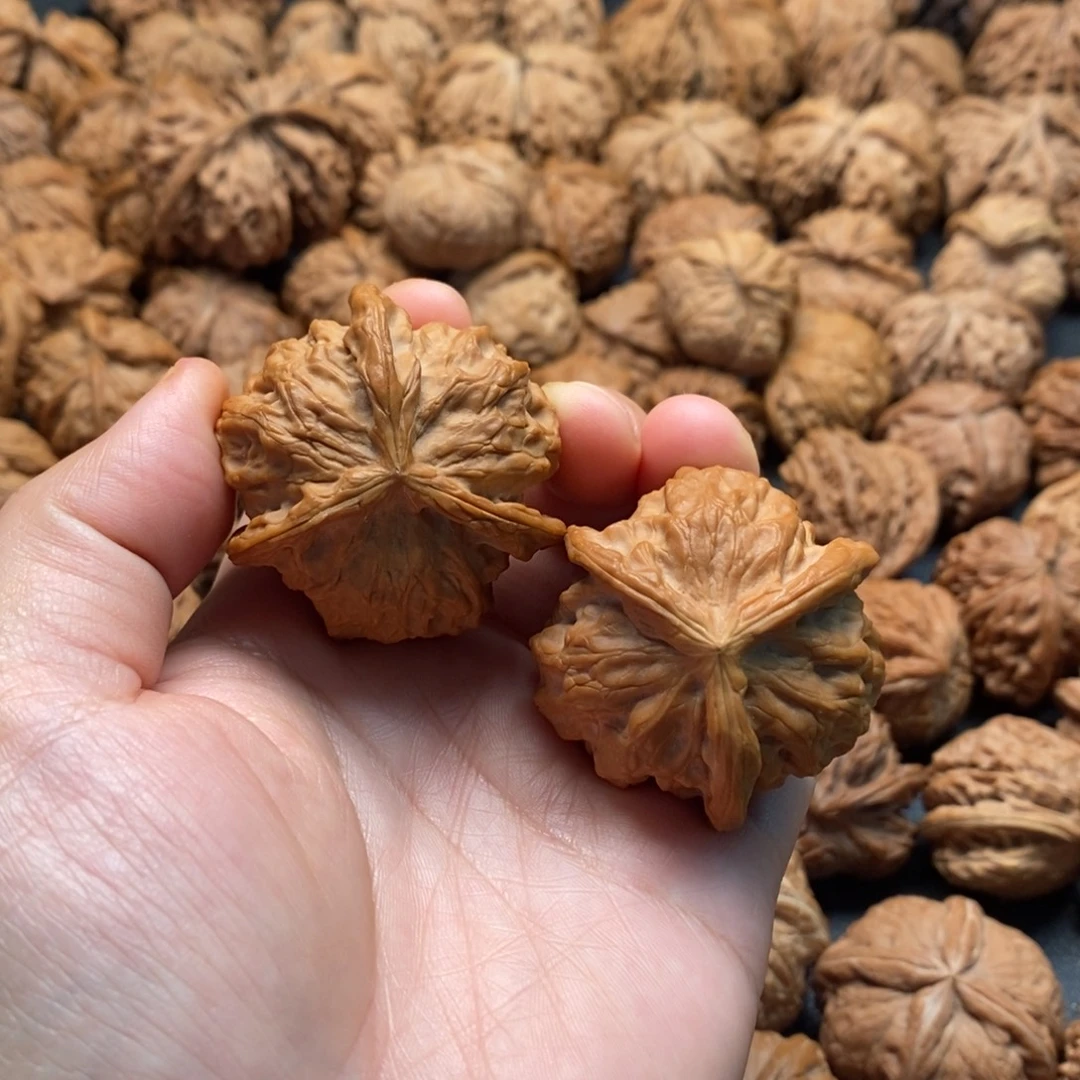 把件文玩核桃42平闷三棱