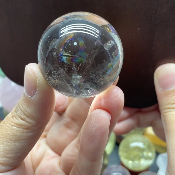 珠宝半成品水晶未镶嵌31茶水晶
