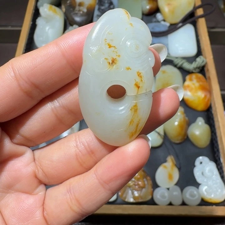 和田玉未镶嵌吊坠(不含链)