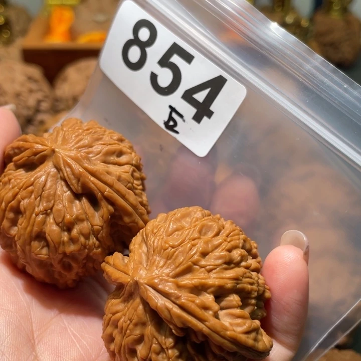 把件文玩核桃白狮子40