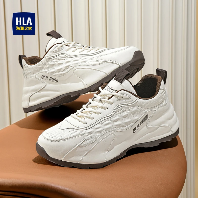 海澜之家男鞋2025新款秋季爆款运动休闲增高男士阿甘鞋增高老爹鞋