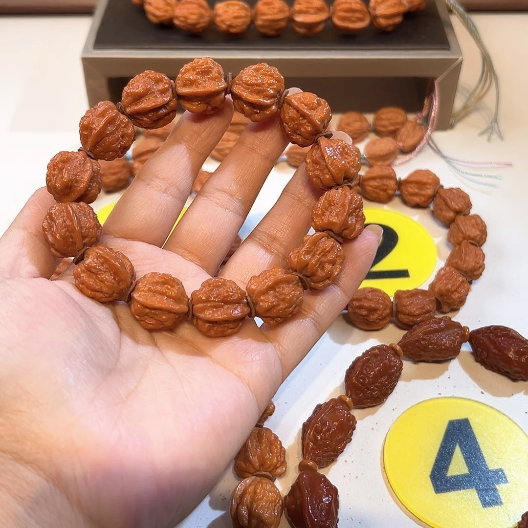 快****文玩核桃手串小金蟾